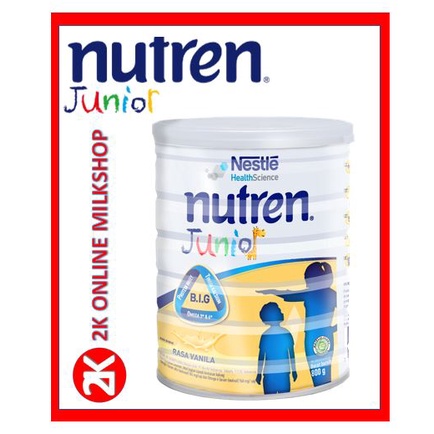 NESTLE - SUSU NUTREN JUNIOR 800 GR - SUSU TINGGI WHEY PROTEIN