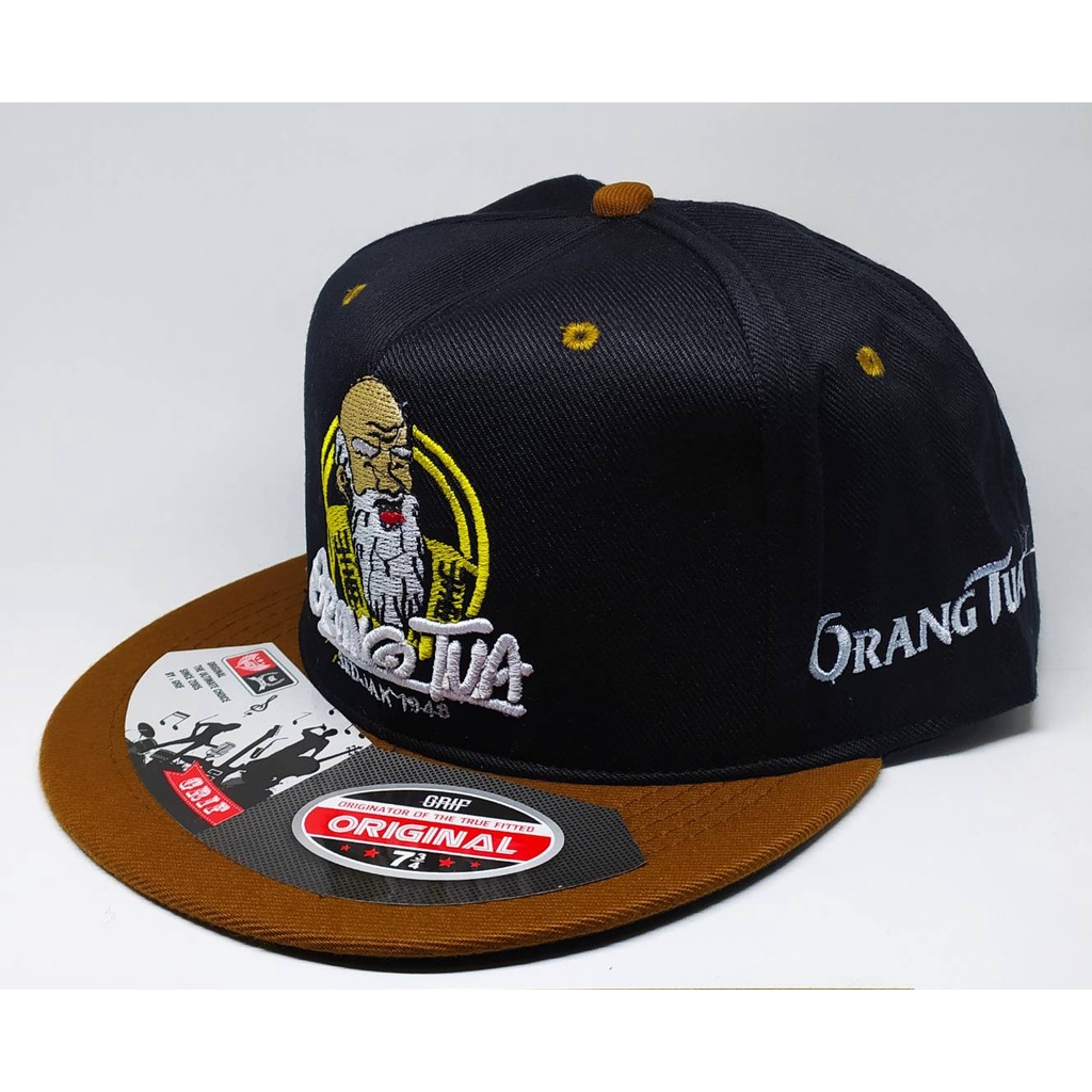 (COD) Topi Distro CAP ORANG TUA pria/Topi snapback Rappel Original premium dan berkualitas