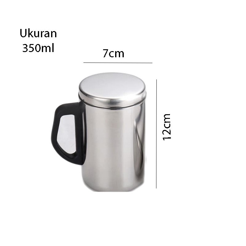 Thermos Mug Uk 350 ml Termos Cangkir Gelas Minum Air Panas Dingin Stainless