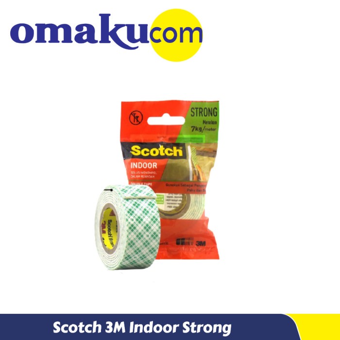 

Mantap Isolasi Scotch 3M Indoor Strong Trendi