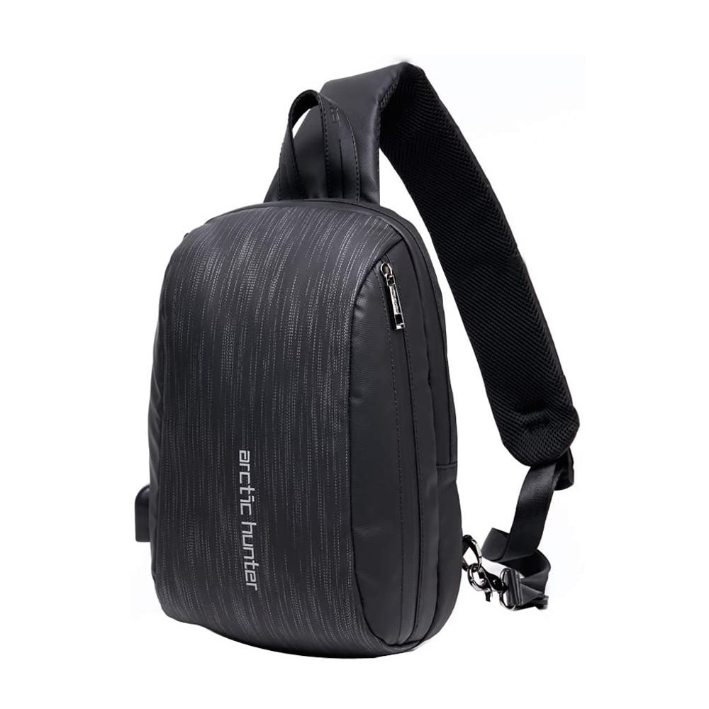 AKN88 - ARCTIC HUNTER XB00081 - Crossbody Sling Bag USB Port - Tas Selempang