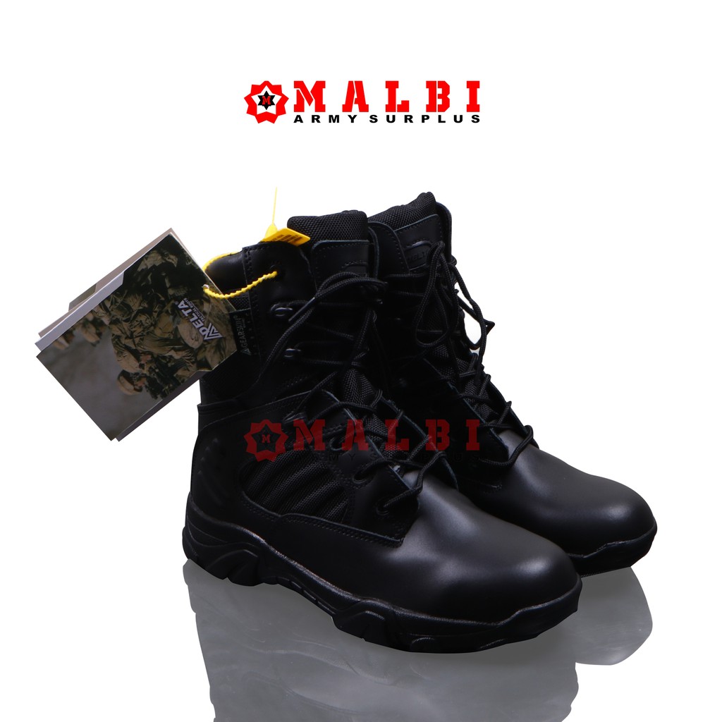 Sepatu DELTA IMPORT ORIGINAL boots tactical 8 inch hitam tinggi