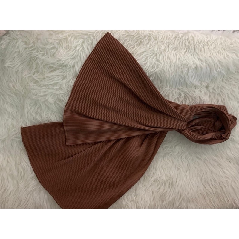 pasmina plisket/shawl plisket/pleated plisket-Full tnp garis millo