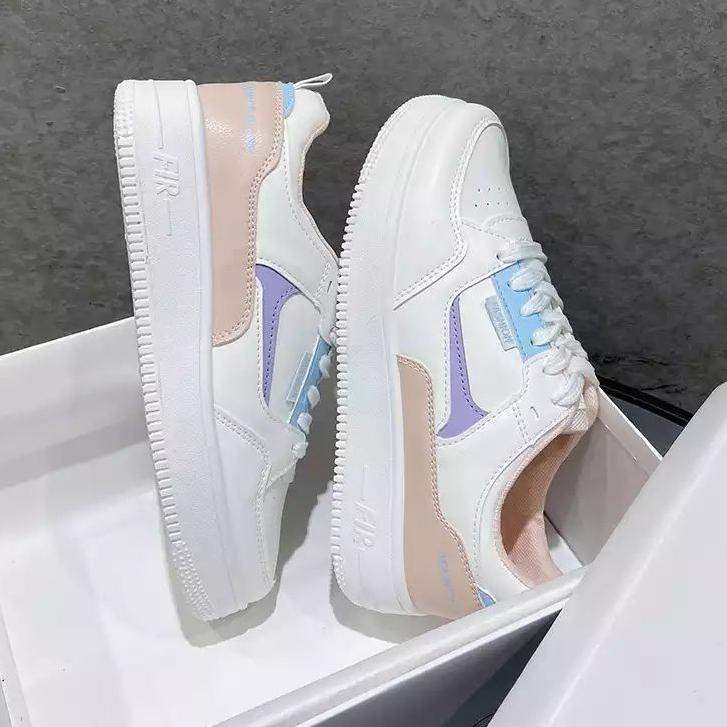 Terbaik.. Sepatu Sneakers 2022 Sepatu Wanita Korea Sepatu Putih SH01