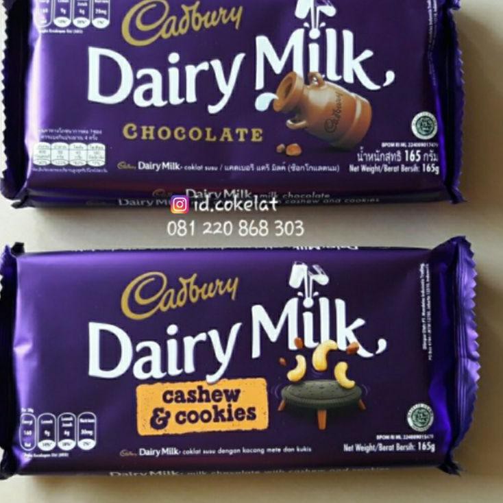 

Harga Bersahabat - CADBURY DAIRY MILK BESAR 165GR