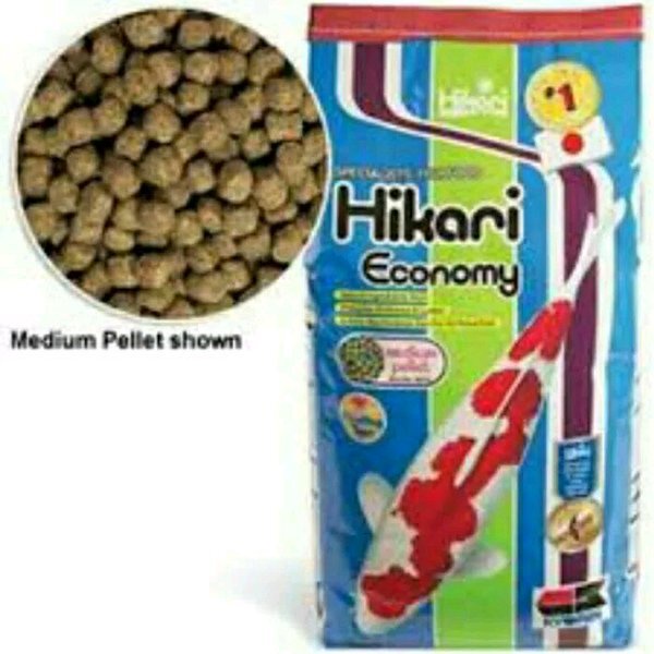 Hikari Economy 4kg Size M Ekonomi 4 kg Pelet Pellet Makanan Ikan Koi