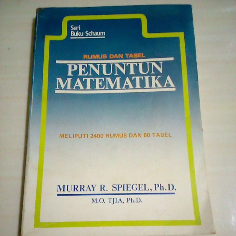 penuntun matematika rumus dan tabel seri buku Schaum