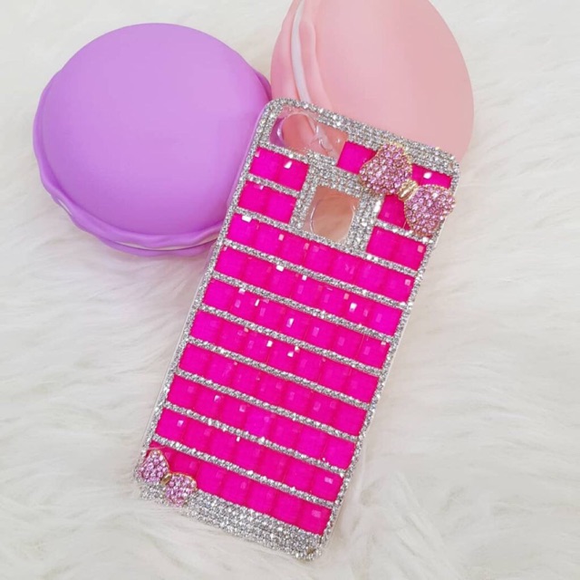 [ Vhieshop ] Case  Oppo F11pro Oppo F7  Case Bling Bling Samsung A71 A51