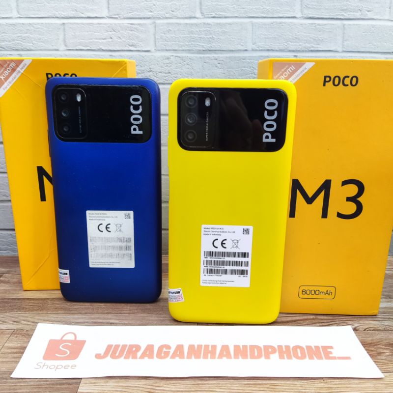 POCO M3 4/64 6/128 HP SECOND BEKAS FULLSET