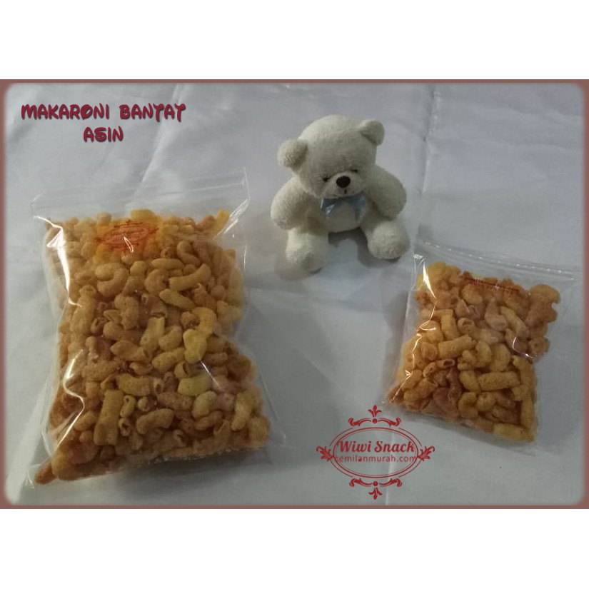 

MAKARONI BANTAT ASIN (1BALL=2.5KG) GROSIR CEMILAN MURAH ENAK SNACK KILOAN