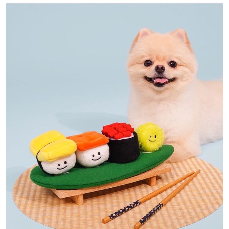 Japanese SUSHI SET hidden food, rustling and Squeaky TOY