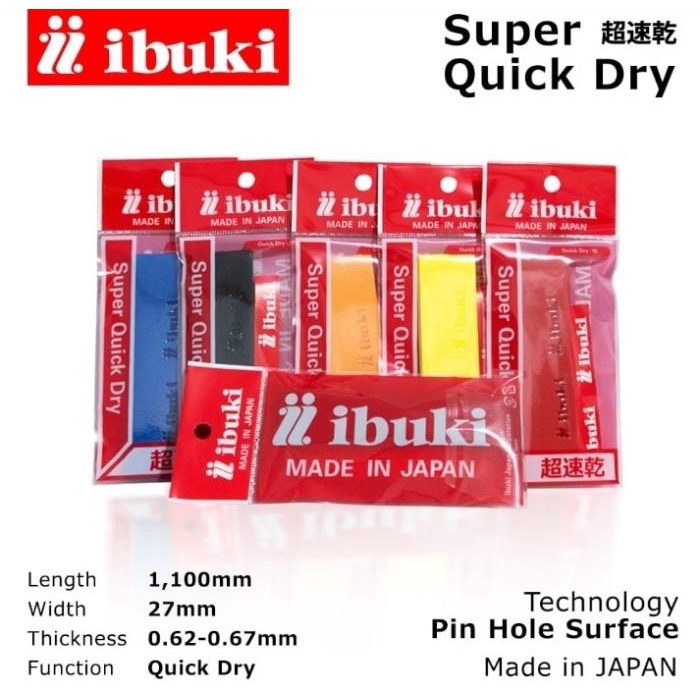 Grip Grip Badminton Ibuki Super Quickdry / Grip Ibuki Super Original