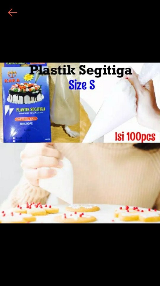 Plastik Segitiga Kaka Kecil ( 100 Pcs )
