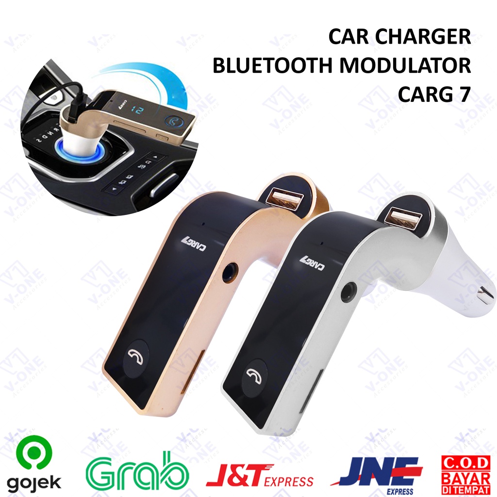 CAR CHARGER MOBIL BLUETOOTH MODULATOR CAR G7 FM TRANSMITTER BLUETOOTH
