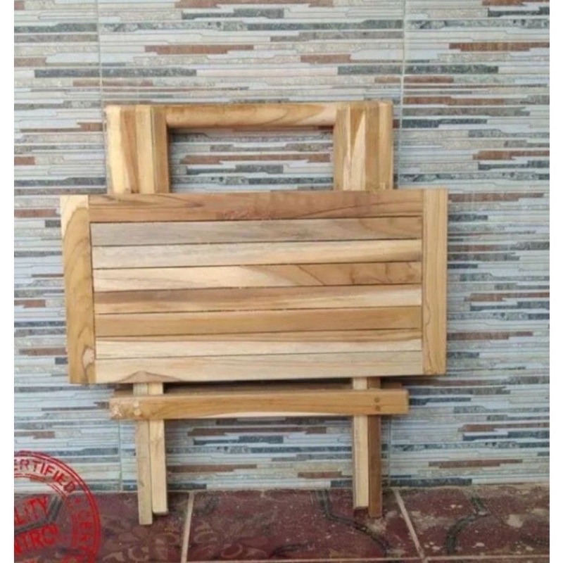 Meja Belajar Lipat Kayu Meja Kopi Jati Jepara
