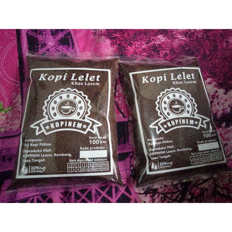 

KOPI LELET KHAS LASEM KOPI ROBUSTA KOPI ARABICA KOPI TEMANGGUNG