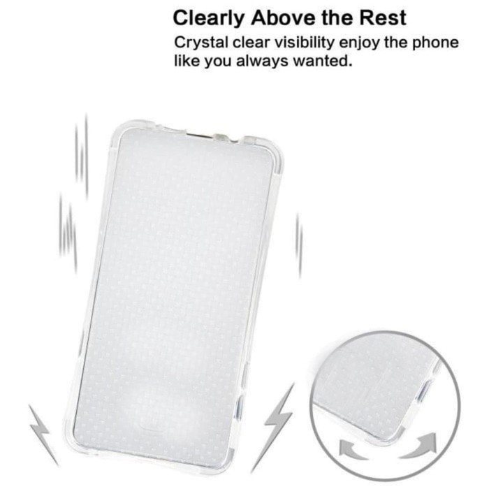 Case Anti Shock Anti Crack Softcase Samsung M01 - Clear