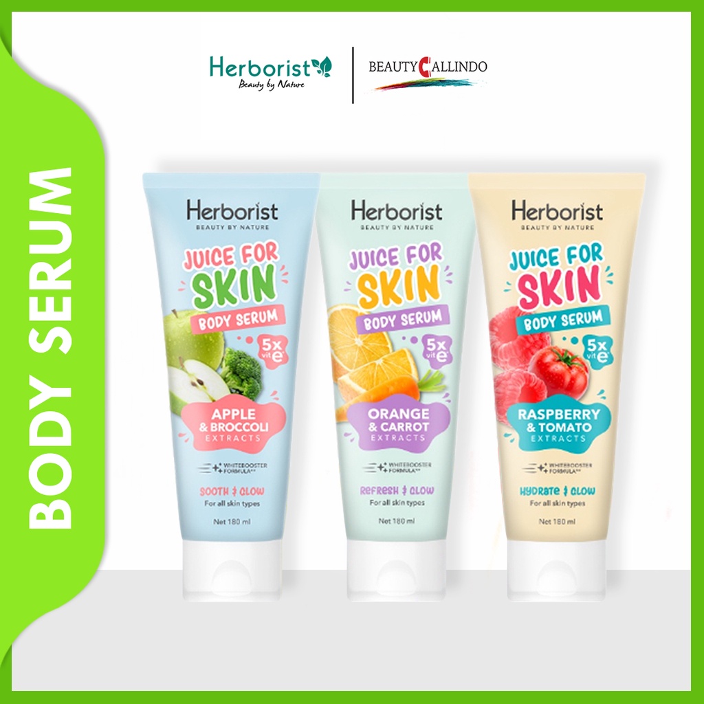 Herborist Juice For Skin Body Serum - Body Gel Scrub - Face Scrub