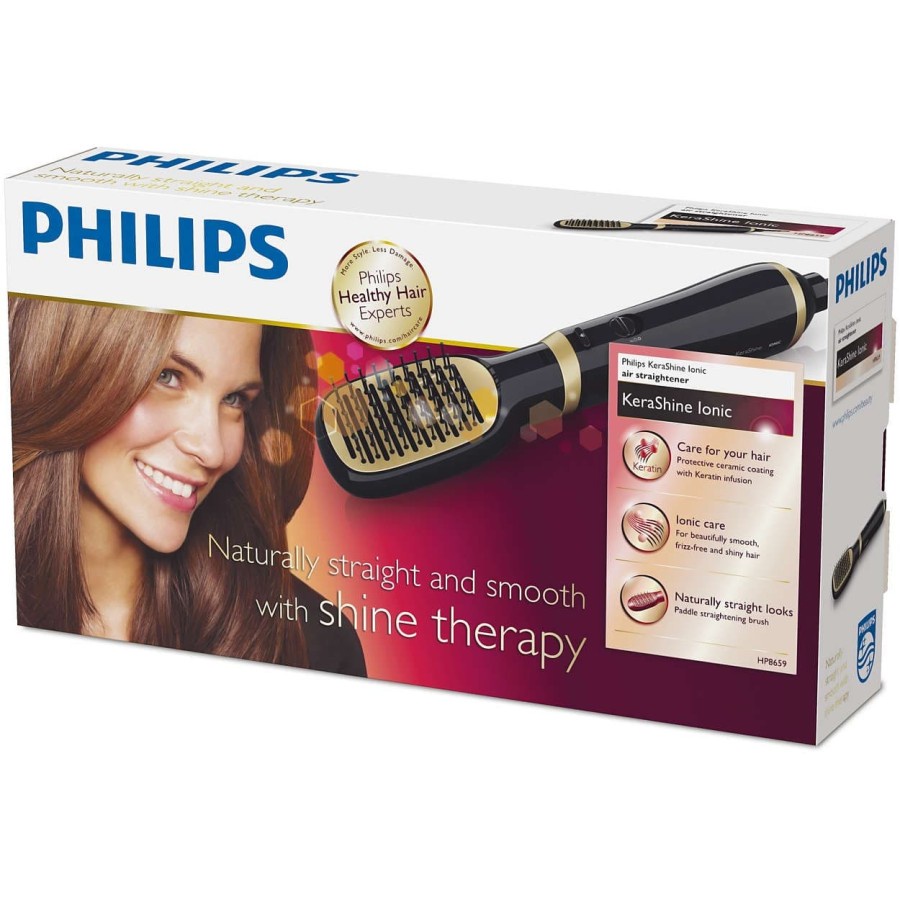 PHILIPS KERASHINE AIRSTYLER HP 8659 / SISIR ION catokan sisir philips