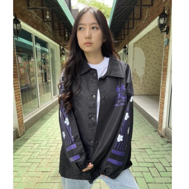 Jaket Coach Brahman Gang Kawaragi Senju V2 Anime Manga Tokyo Revengers Premium Unisex