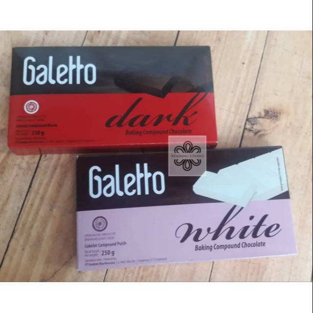 

Galetto Dark Compound Choc 250gr