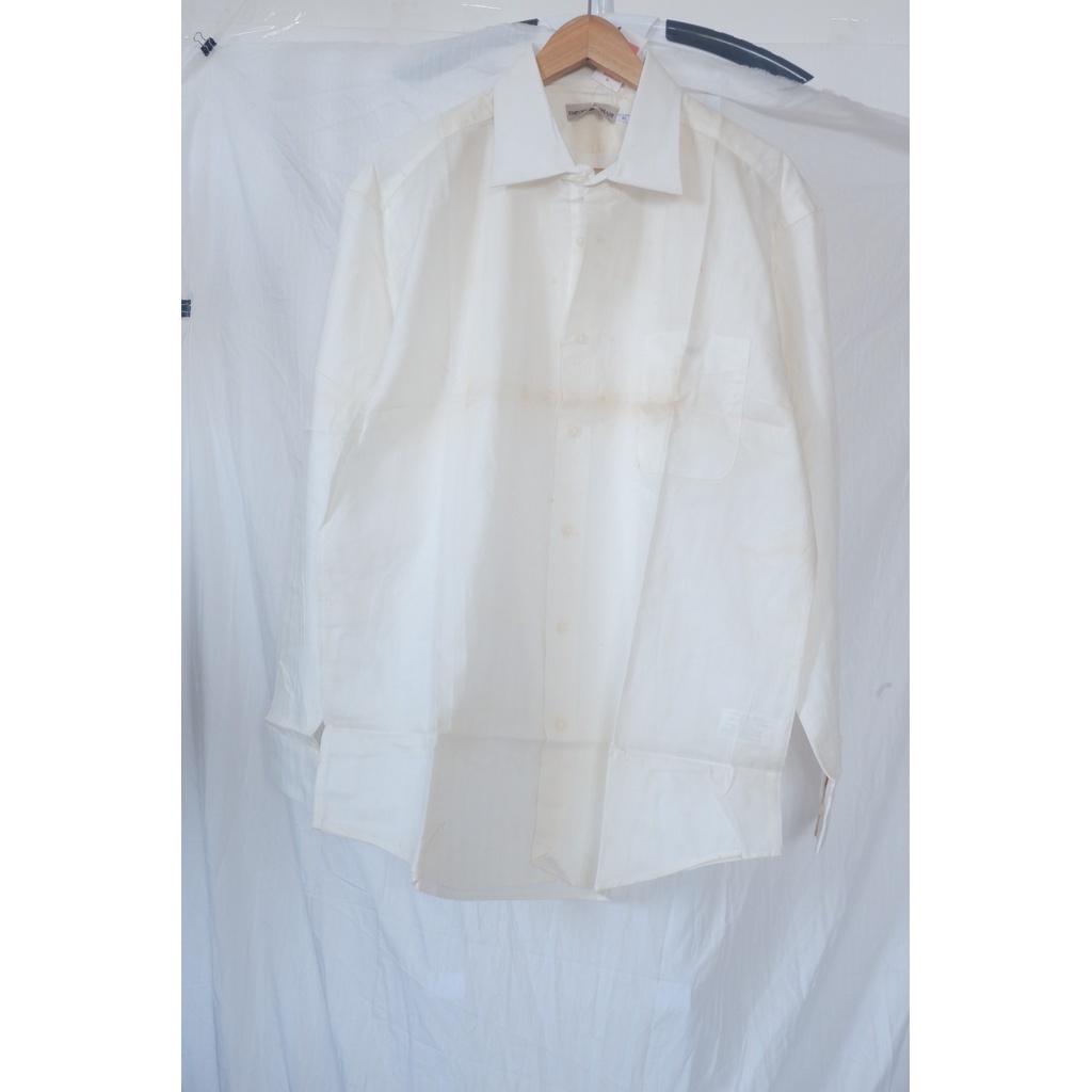 Kemeja Panjang Pria EmporioArmani White Size XL