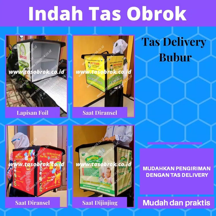 Tas Delivery Bubur, Box Motor / Box Delivery Bubur