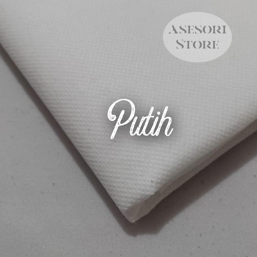 Kain spunbond buket warna PUTIH