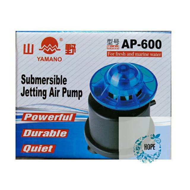 Mesin aquarium gelembung jetting pump pompa udara YAMANO AP 600 AP00