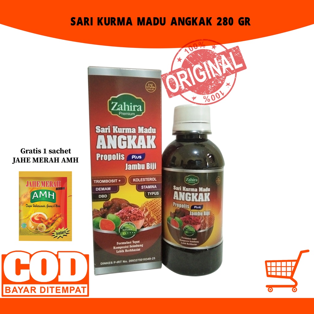 Sari Kurma Madu Angkak Plus Zahira | Sari Kurma