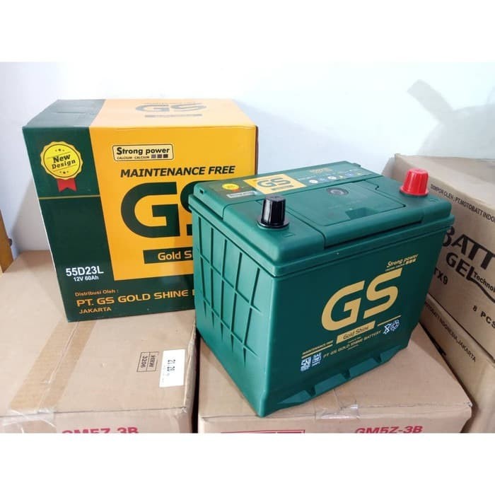 Jual Aki Mobil GS MF 55D23L 12V 60AH | Shopee Indonesia