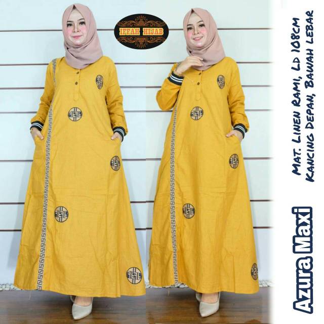 [NEW ITEM] Gamis Dress Maxi Sholehah Ori by Iffah Hijab