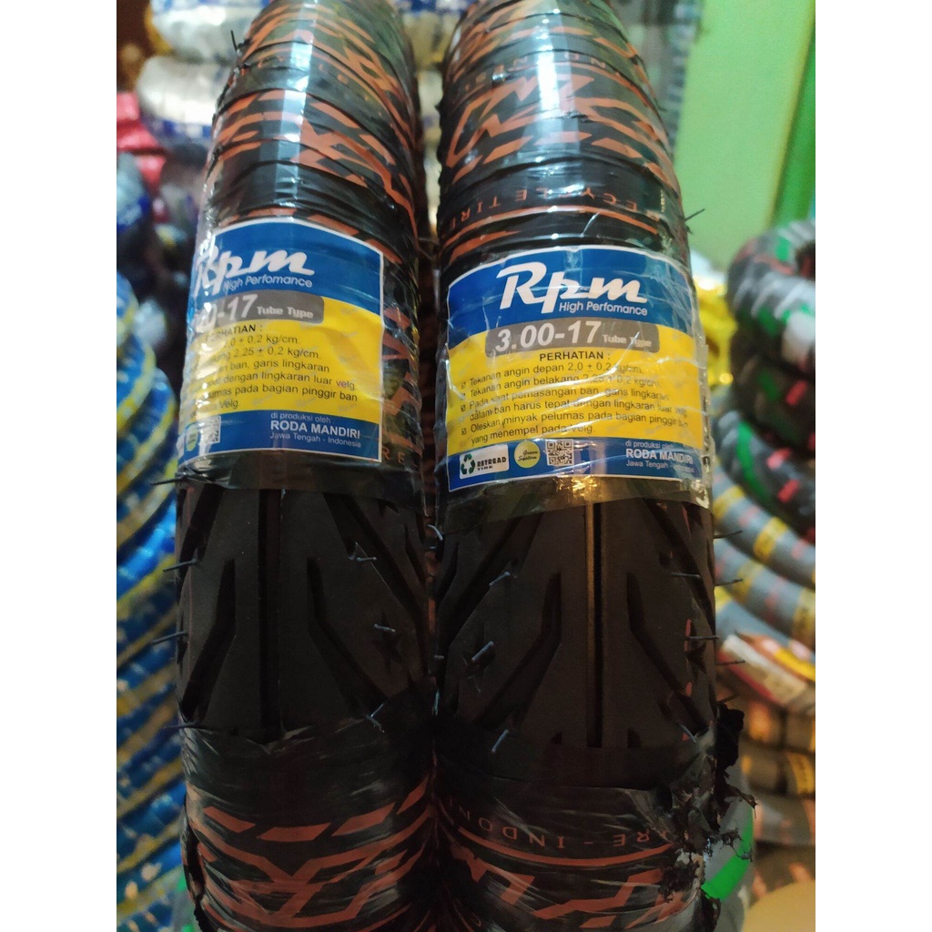 Ban Luar motor 300-17 (non tubles) RPM setara 90/90-17