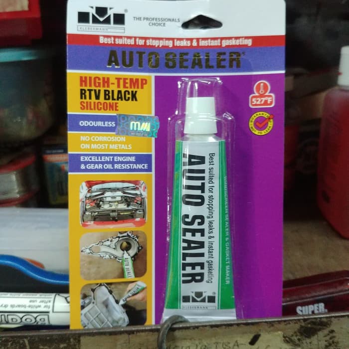 Lem sealer kaca warna Hitam kecil