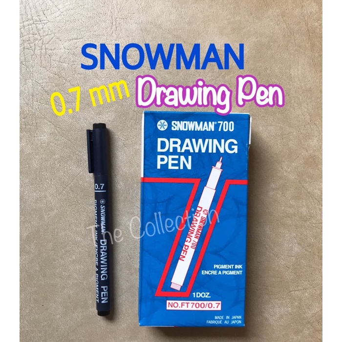 

Pendrawing- Atk0580Sm 0.7 Drawing Pen Snowman Spidol 0,7 Marker Draw Ft700 Pigment -Drawing-Pen.