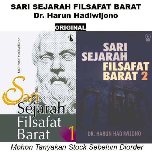 Buku Original SARI SEJARAH FILSAFAT BARAT - Dr. Harun Hadiwijono - Buku Filsafat