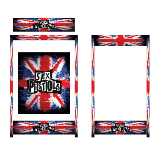 

Sticker kandang kotak 1, 2, 3 motif pistols (SEGALA MERK)