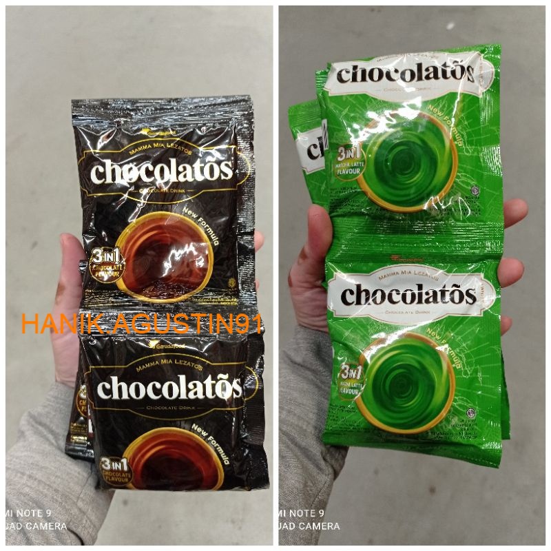 

Chocolatos Chocolate Drink Isi 10pcs Cokelat / Matcha / Minuman Serbuk Chocolatos SS91