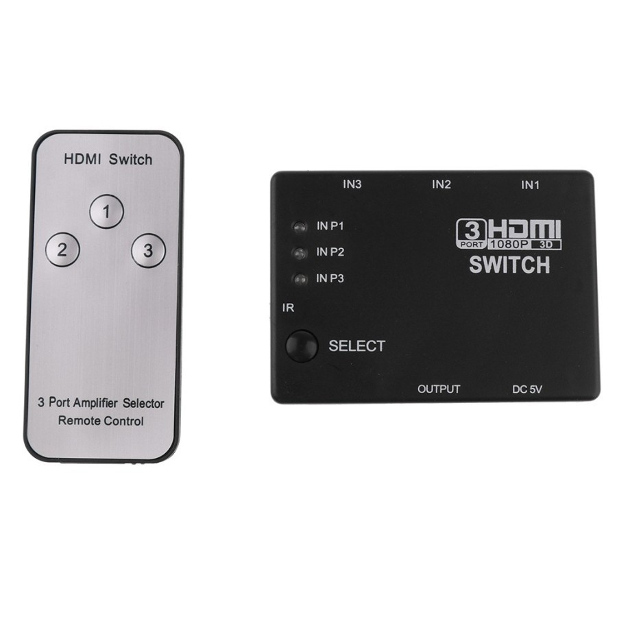 HDMI Switch 3 Port with Remote