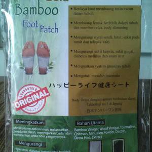 Koyo Penyerap Racun Tubuh - Detox Foot Patch Gold Original Bamboo