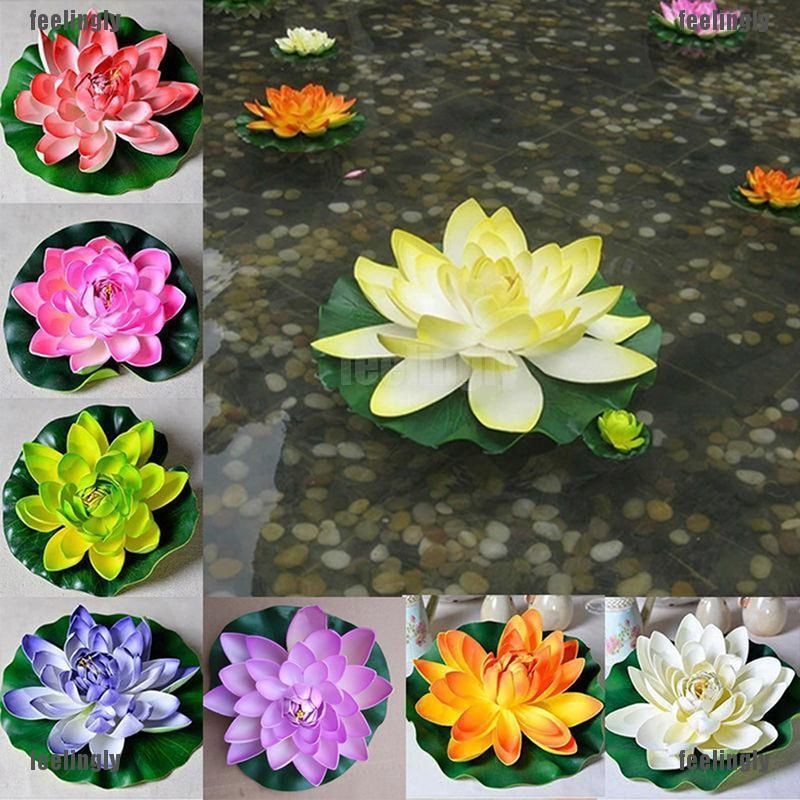 1pcs miniatur bunga artifisial teratai lotus