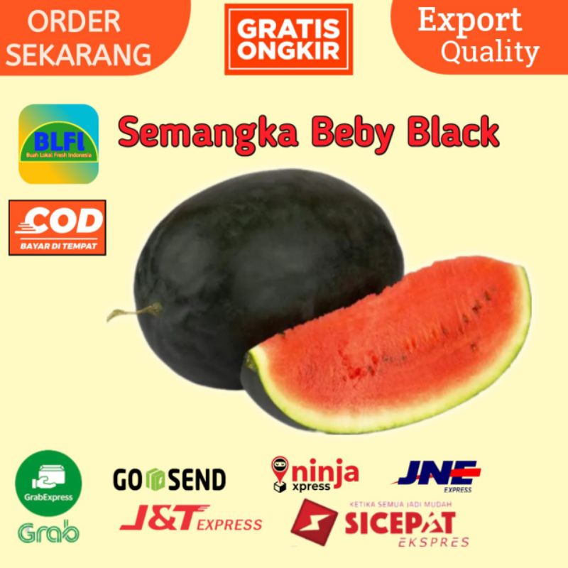

BUAH SEMANGKA INUL BABY BLACK LONJONG RED HARGA PER SATU PCS