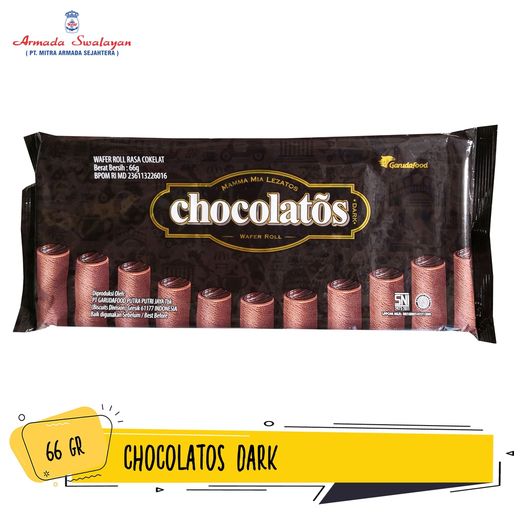 

CHOCOLATOS Dark 66g