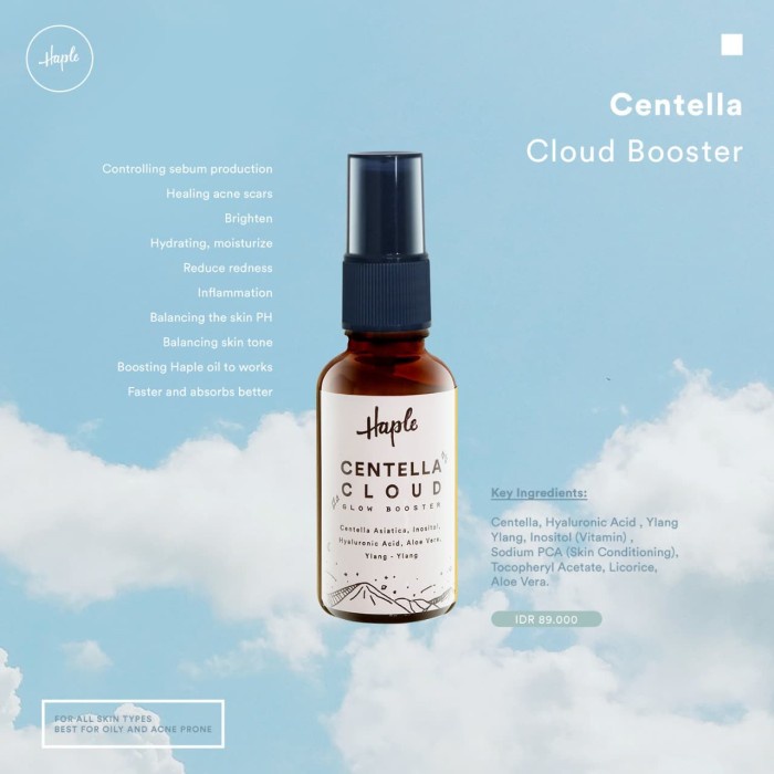 WAJAH-SERUM- CENTELLA CLOUD BOOSTER - HAPLE -SERUM-WAJAH.