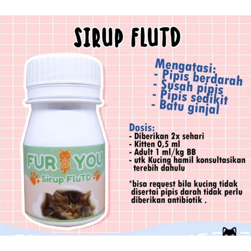 obat sirup flutd . obat sirup kucing kencing batu ginjal