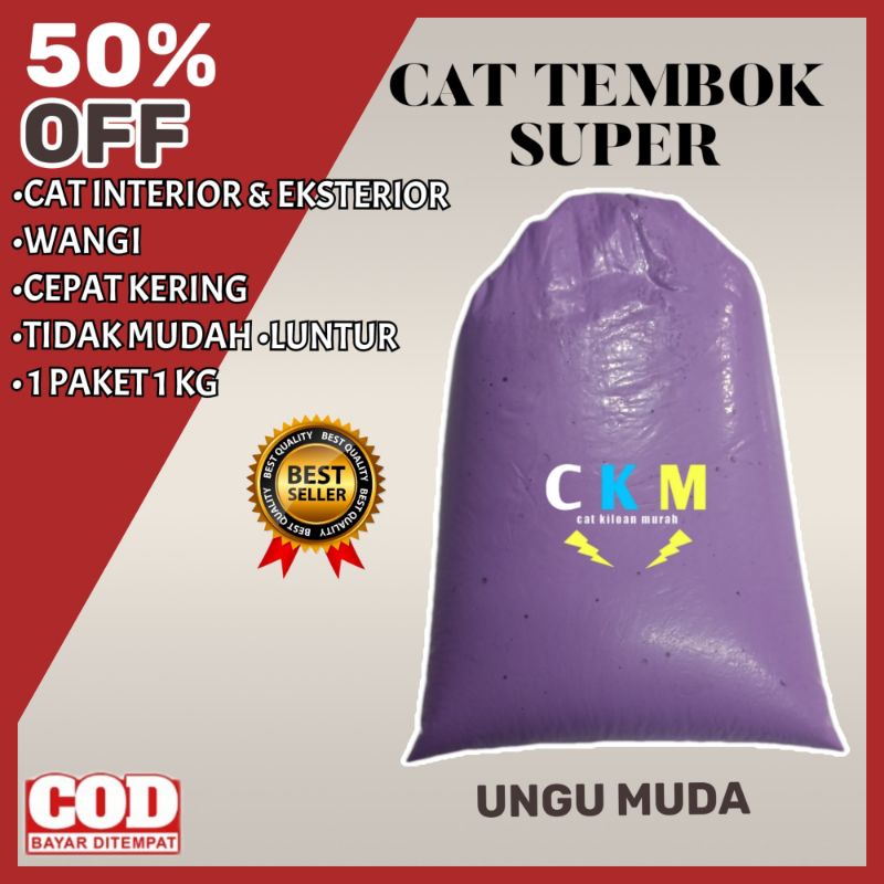 Cat kiloan tembok super / Cat tembok 1 kg gratis ongkir / Cat kiloan tembok cat dinding 1 kg / Cat  