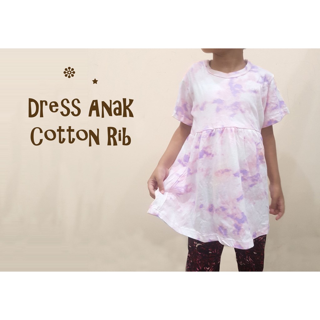 Dress Anak (M) Motif Beragam Bisa Dipilih, Babydoll Baju Anak Perempuan