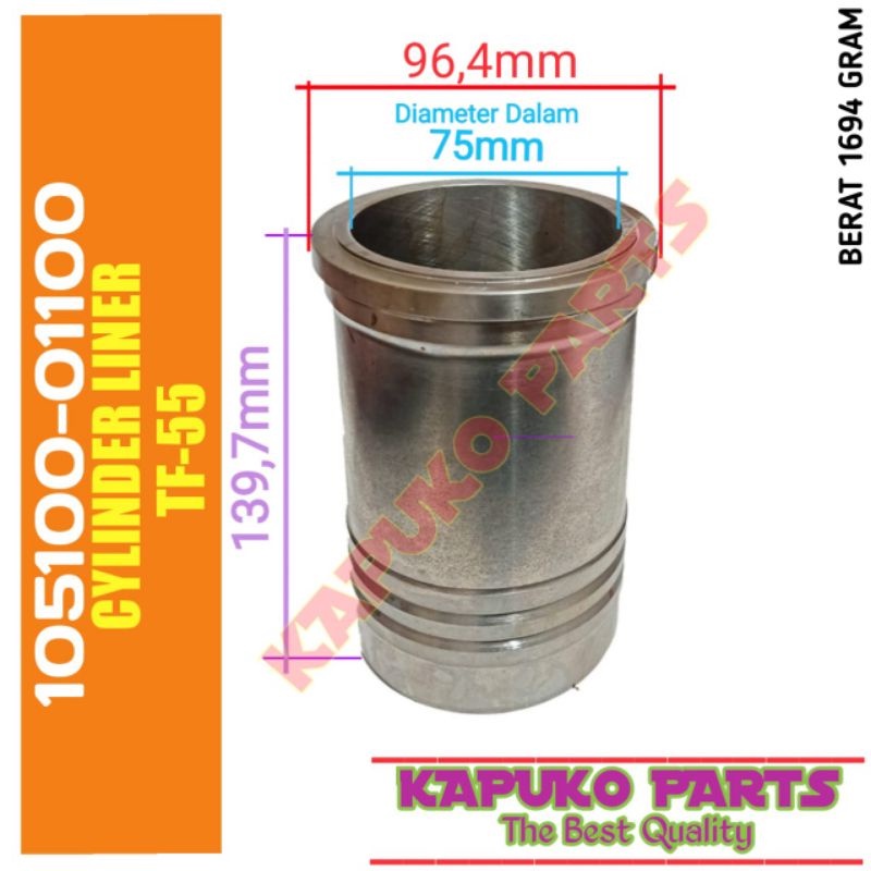 TF 55 CYLINDER LINER UNTUK MESIN DIESEL YANMAR