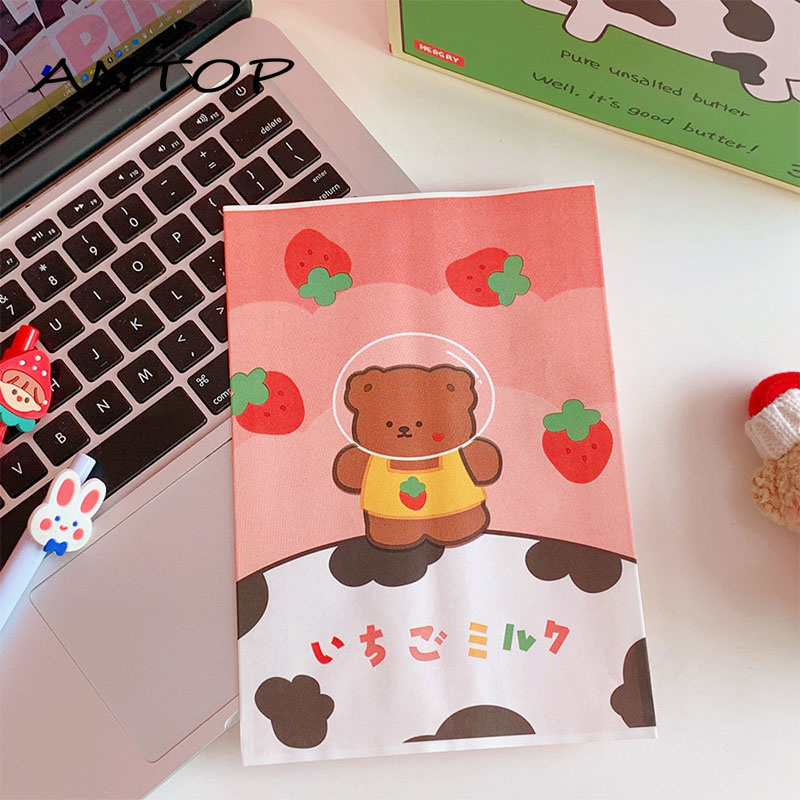Simple and Cute Storage Paper Bag Mini Strawberry Packaging Bag Snack Gift Bag ANTOP