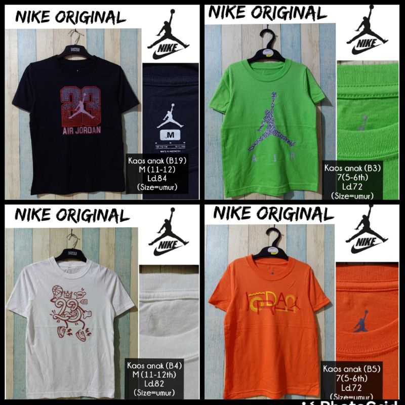 Kaos Anak Nike Jordan